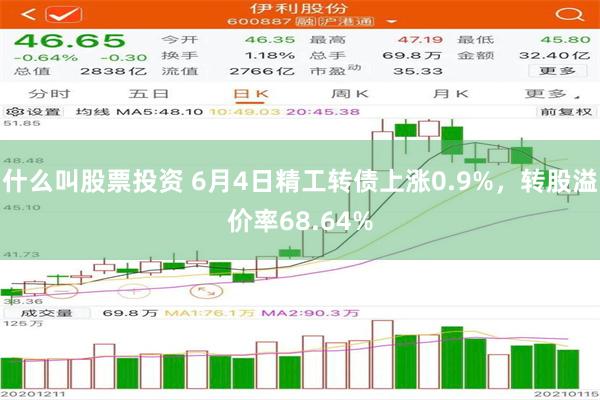 什么叫股票投资 6月4日精工转债上涨0.9%，转股溢价率68.64%